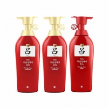 包邮 红吕洗发水400ml2支+护发素400ml1支 组合装