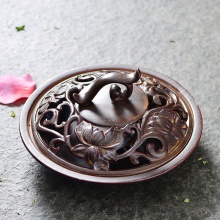 包邮 香炉陶瓷仿古大号创意日式现代蚊香盘,三合