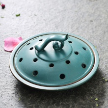 包邮 香炉陶瓷仿古大号创意日式现代蚊香盘,三合