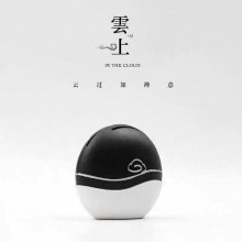 包邮 云上香炉陶瓷家用室内立式点香个性摆件,三合