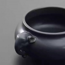 包邮 云上香炉陶瓷家用室内立式点香个性摆件,三合