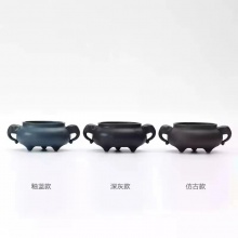 包邮 云上香炉陶瓷家用室内立式点香个性摆件,三合