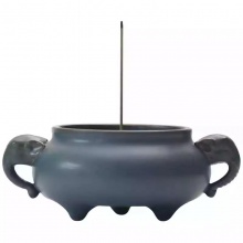 包邮 云上香炉陶瓷家用室内立式点香个性摆件,三合