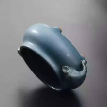 包邮 云上香炉陶瓷家用室内立式点香个性摆件,三合