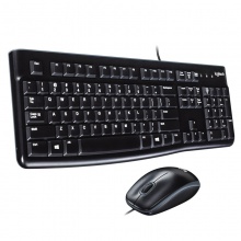 包邮 罗技MK120键鼠套装USB电脑办公家用有线键盘鼠标