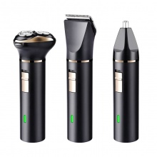 包邮 飞剑电动剃须刀USB快充剃须理发修鼻毛三合一套装