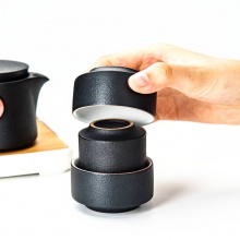 包邮 乐扣乐扣任方圆旅行茶具四件套YSH310002