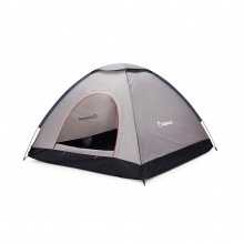 包邮 外交官户外帐篷3-4人手抛账黑配灰户外帐篷DFJ-103