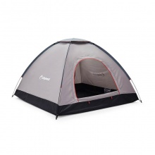 包邮 外交官户外帐篷3-4人手抛账黑配灰户外帐篷DFJ-103
